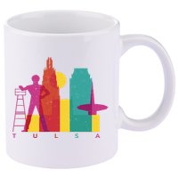 Tulsa 11oz C Handle Ceramic Mug