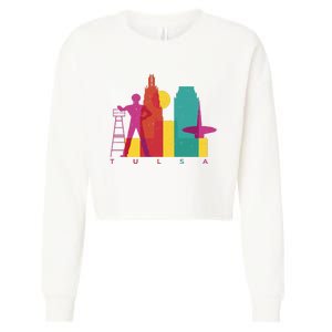 Tulsa Cropped Pullover Crew