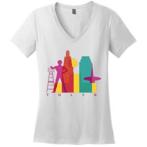 Tulsa Women's V-Neck T-Shirt