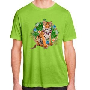 Tropical Tiger Vacation Adult ChromaSoft Performance T-Shirt