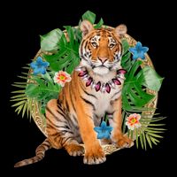 Tropical Tiger Vacation Backpack