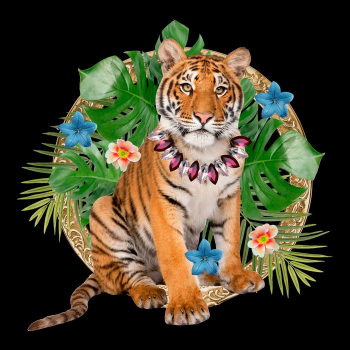 Tropical Tiger Vacation Backpack