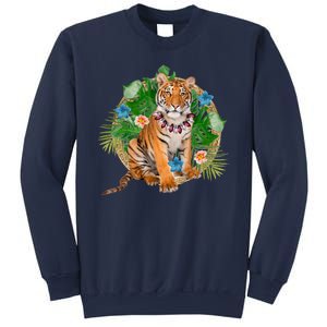 Tropical Tiger Vacation Sweatshirt