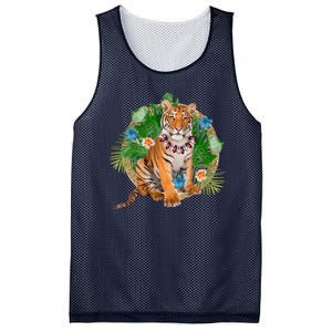 Tropical Tiger Vacation Mesh Reversible Basketball Jersey Tank