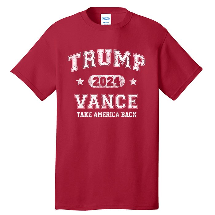 Team Trump Vance 2024 Take America Back Vintage Tall T-Shirt