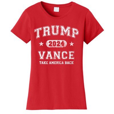 Team Trump Vance 2024 Take America Back Vintage Women's T-Shirt