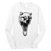 The Thylacine Vintage Marsupial Extinct Animal Long Sleeve Shirt