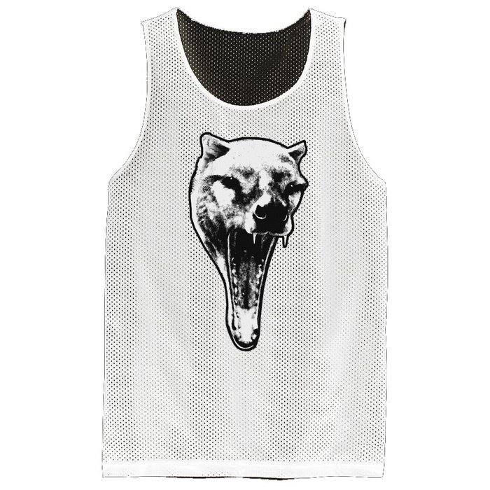 The Thylacine Vintage Marsupial Extinct Animal Mesh Reversible Basketball Jersey Tank