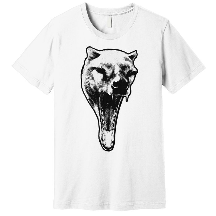 The Thylacine Vintage Marsupial Extinct Animal Premium T-Shirt