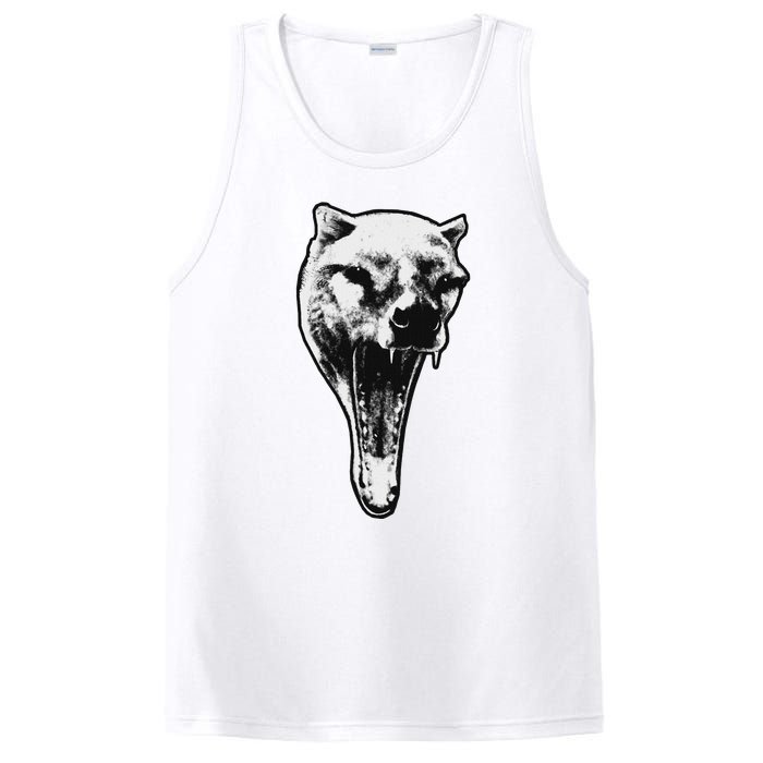 The Thylacine Vintage Marsupial Extinct Animal PosiCharge Competitor Tank