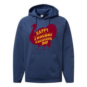 Thanksgiving Teacher Vacation Day Holiday Celebration Gift Performance Fleece Hoodie