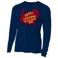 Thanksgiving Teacher Vacation Day Holiday Celebration Gift Cooling Performance Long Sleeve Crew