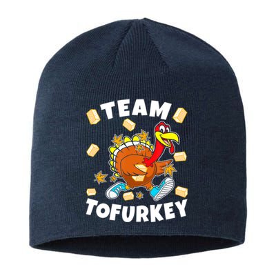 Team Tofurkey Vegan Tofu Thanksgiving Sustainable Beanie