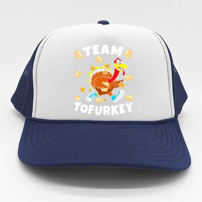 Team Tofurkey Vegan Tofu Thanksgiving Trucker Hat