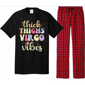 Thick Thighs Virgo Vibes August September Birthday Virgo Pajama Set