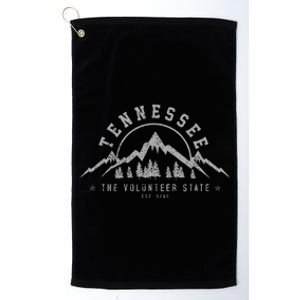 Tennessee The Volunteer State Est. 1796 Nashville Gift Platinum Collection Golf Towel