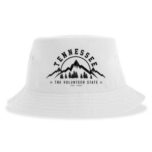 Tennessee The Volunteer State Est. 1796 Nashville Gift Sustainable Bucket Hat