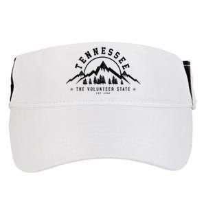 Tennessee The Volunteer State Est. 1796 Nashville Gift Adult Drive Performance Visor