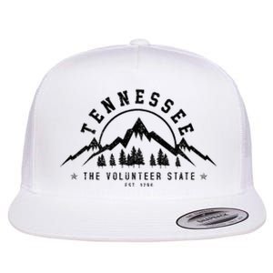 Tennessee The Volunteer State Est. 1796 Nashville Gift Flat Bill Trucker Hat