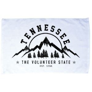 Tennessee The Volunteer State Est. 1796 Nashville Gift Microfiber Hand Towel