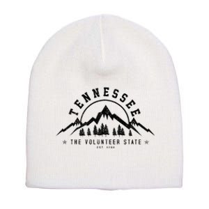 Tennessee The Volunteer State Est. 1796 Nashville Gift Short Acrylic Beanie