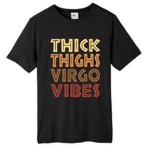 Thick Thighs Virgo Vibes Melanin Black Women Horoscope Tall Fusion ChromaSoft Performance T-Shirt