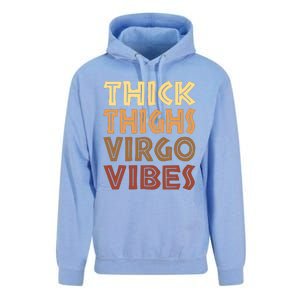 Thick Thighs Virgo Vibes Melanin Black Women Horoscope Unisex Surf Hoodie