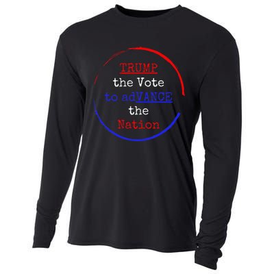 Trump The Vote To Advance The Nation Cooling Performance Long Sleeve Crew