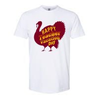 Thanksgiving Teacher Vacation Day Holiday Celebration Softstyle CVC T-Shirt