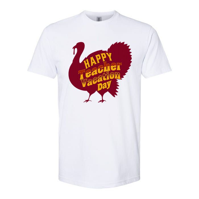 Thanksgiving Teacher Vacation Day Holiday Celebration Softstyle CVC T-Shirt