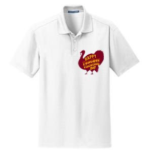 Thanksgiving Teacher Vacation Day Holiday Celebration Dry Zone Grid Polo