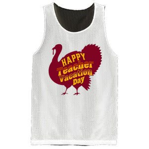 Thanksgiving Teacher Vacation Day Holiday Celebration Mesh Reversible Basketball Jersey Tank