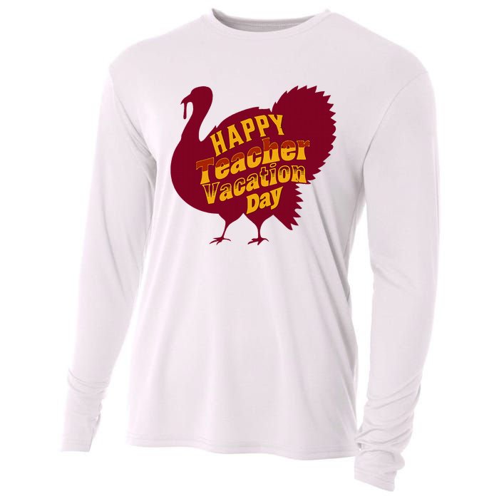 Thanksgiving Teacher Vacation Day Holiday Celebration Cooling Performance Long Sleeve Crew