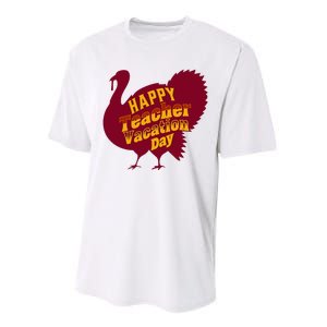 Thanksgiving Teacher Vacation Day Holiday Celebration Performance Sprint T-Shirt