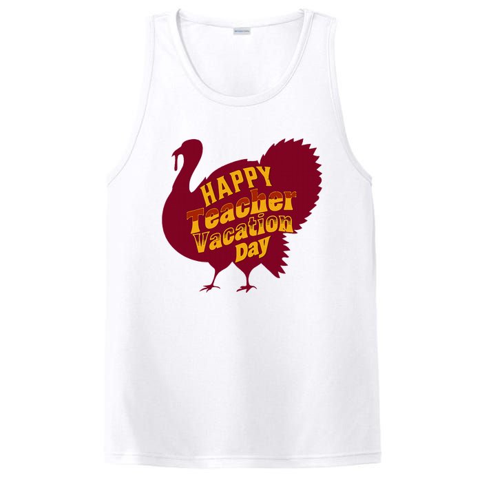 Thanksgiving Teacher Vacation Day Holiday Celebration PosiCharge Competitor Tank