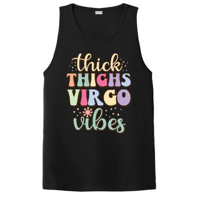 Thick Thighs Virgo Vibes August September Birthday Virgo Gift PosiCharge Competitor Tank