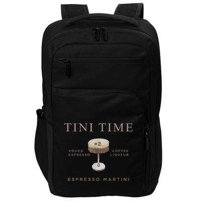 Tini Time Vodka Espresso Coffee Liqueur Espresso Martini Impact Tech Backpack