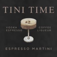 Tini Time Vodka Espresso Coffee Liqueur Espresso Martini Adult Drive Performance Visor
