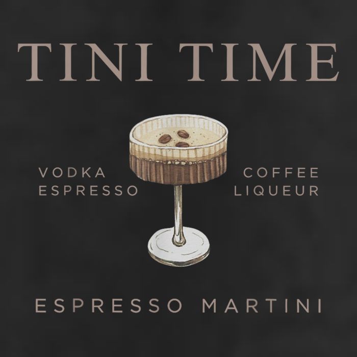 Tini Time Vodka Espresso Coffee Liqueur Espresso Martini Adult Drive Performance Visor