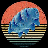 Tardigrade T Vintage Retro Microbiology Gift Water Bear Hoodie