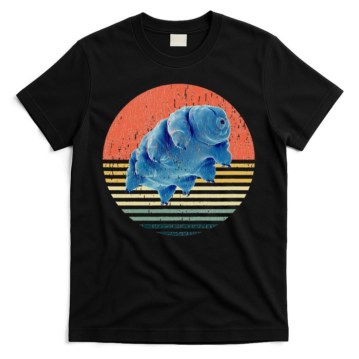 Tardigrade T Vintage Retro Microbiology Gift Water Bear T-Shirt