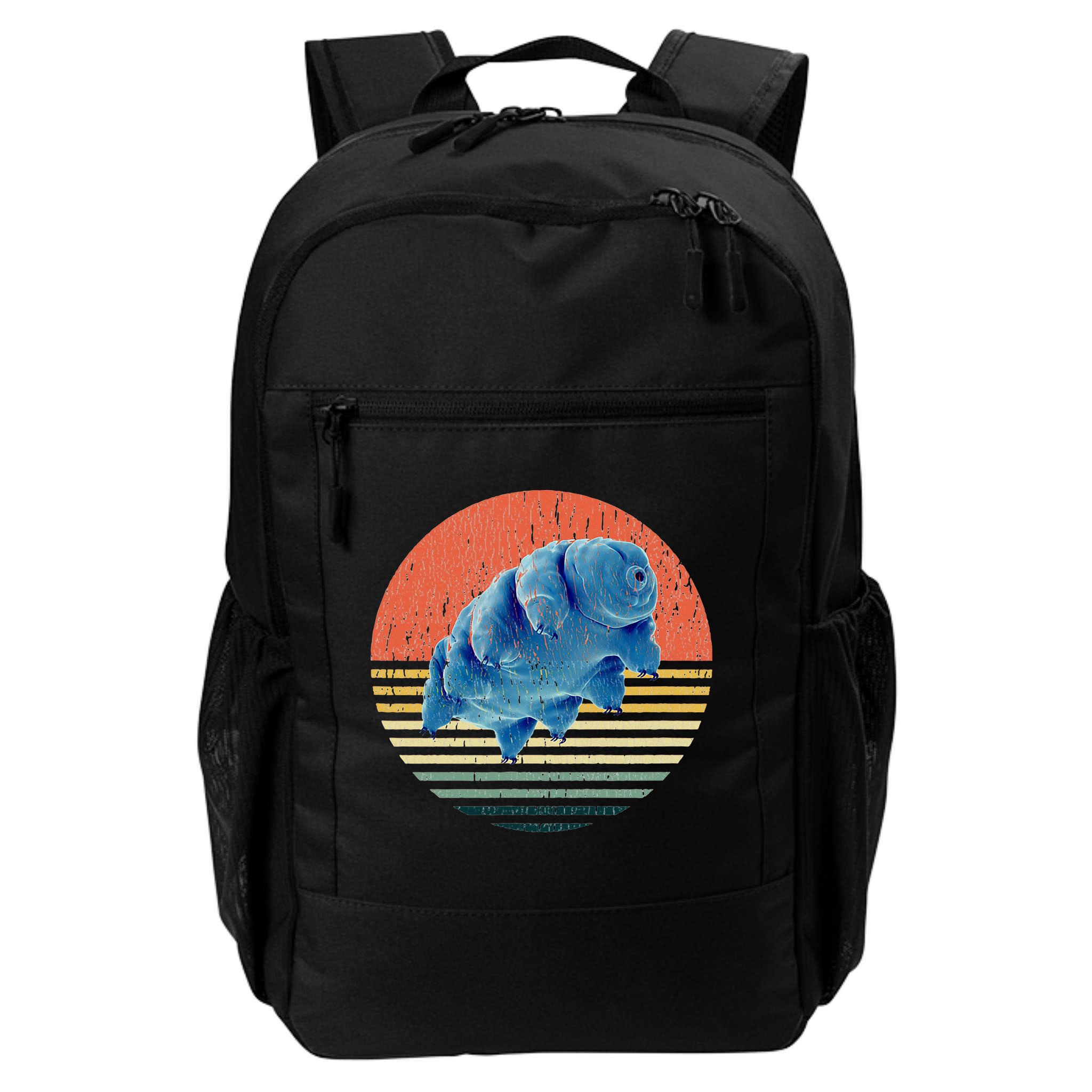 Tardigrade T Vintage Retro Microbiology Gift Water Bear Backpack