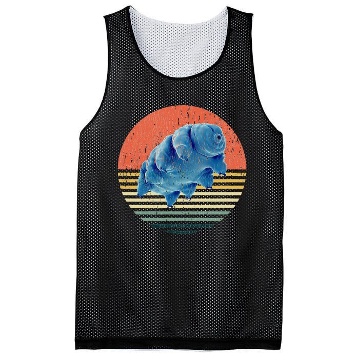 Tardigrade T Vintage Retro Microbiology Gift Water Bear Mesh Reversible Basketball Jersey Tank