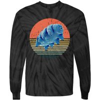 Tardigrade T Vintage Retro Microbiology Gift Water Bear Tie-Dye Long Sleeve Shirt