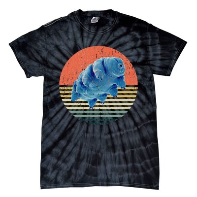 Tardigrade T Vintage Retro Microbiology Gift Water Bear Tie-Dye T-Shirt