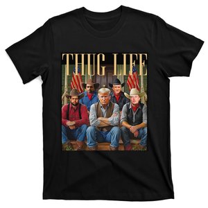 Thug Trump Vance Kennedy Elon For Life Graphic Gift T-Shirt