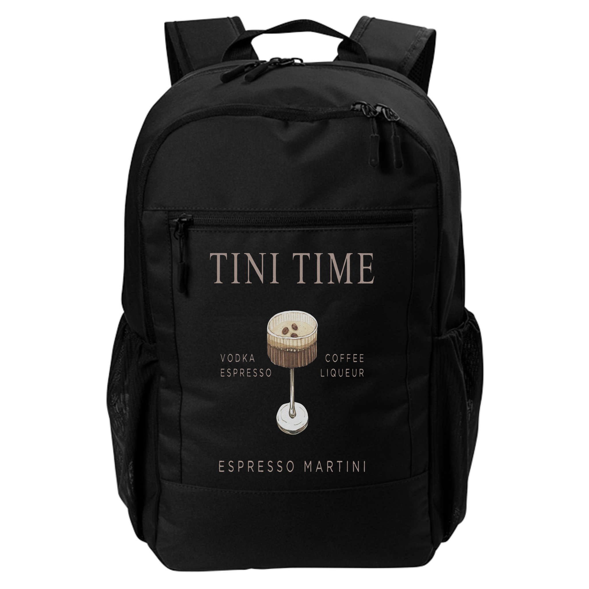 Tini Time Vodka Espresso Coffee Liqueur Espresso Martini Backpack