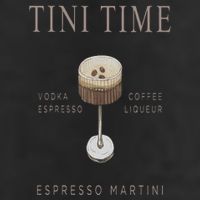 Tini Time Vodka Espresso Coffee Liqueur Espresso Martini 15oz Campfire Ceramic Mug