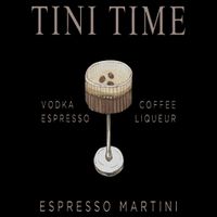 Tini Time Vodka Espresso Coffee Liqueur Espresso Martini Drawstring Bag
