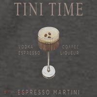 Tini Time Vodka Espresso Coffee Liqueur Espresso Martini Vector Backpack